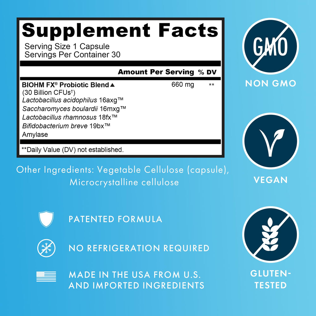 30 Billion CFU Probiotic S38062