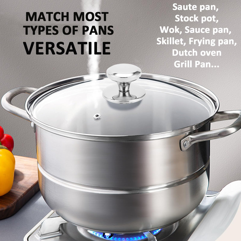 Glass Lids for Frying Pans, Pots, Cast Iron Pans B958