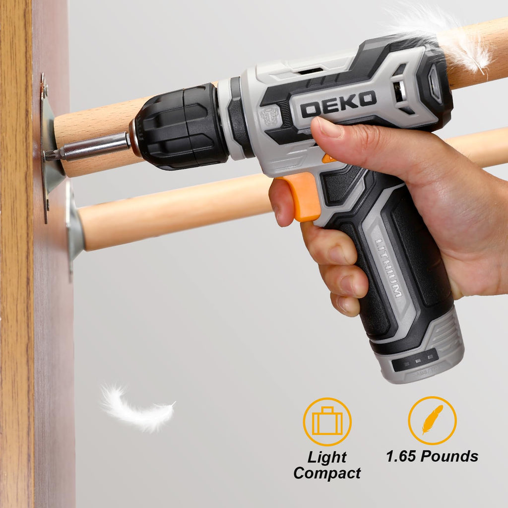 12V Cordless Drill Set with 3/8-inch Keyless Chuck M27839