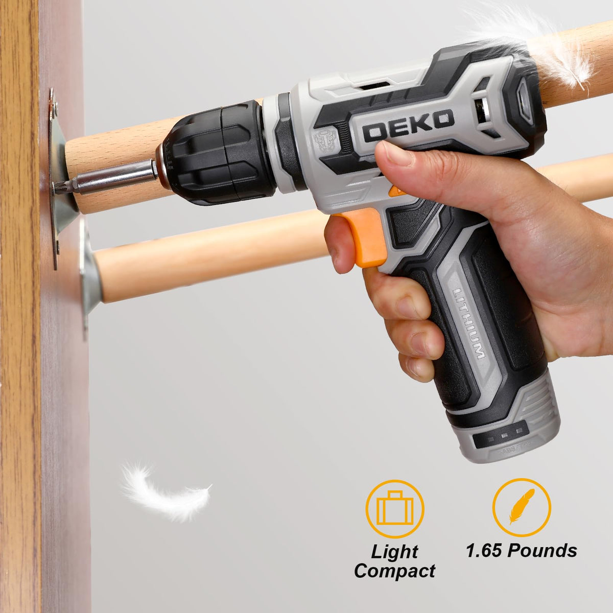 12V Cordless Drill Set with 3/8-inch Keyless Chuck M27839