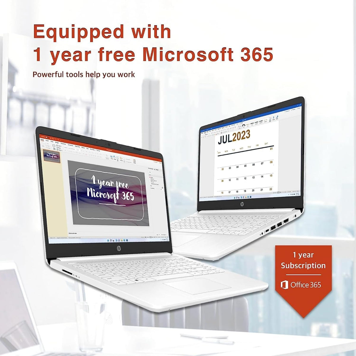 14" Quad-Core Intel Celeron Laptop, 4GB RAM, 128GB, Windows 11 S, White W8647