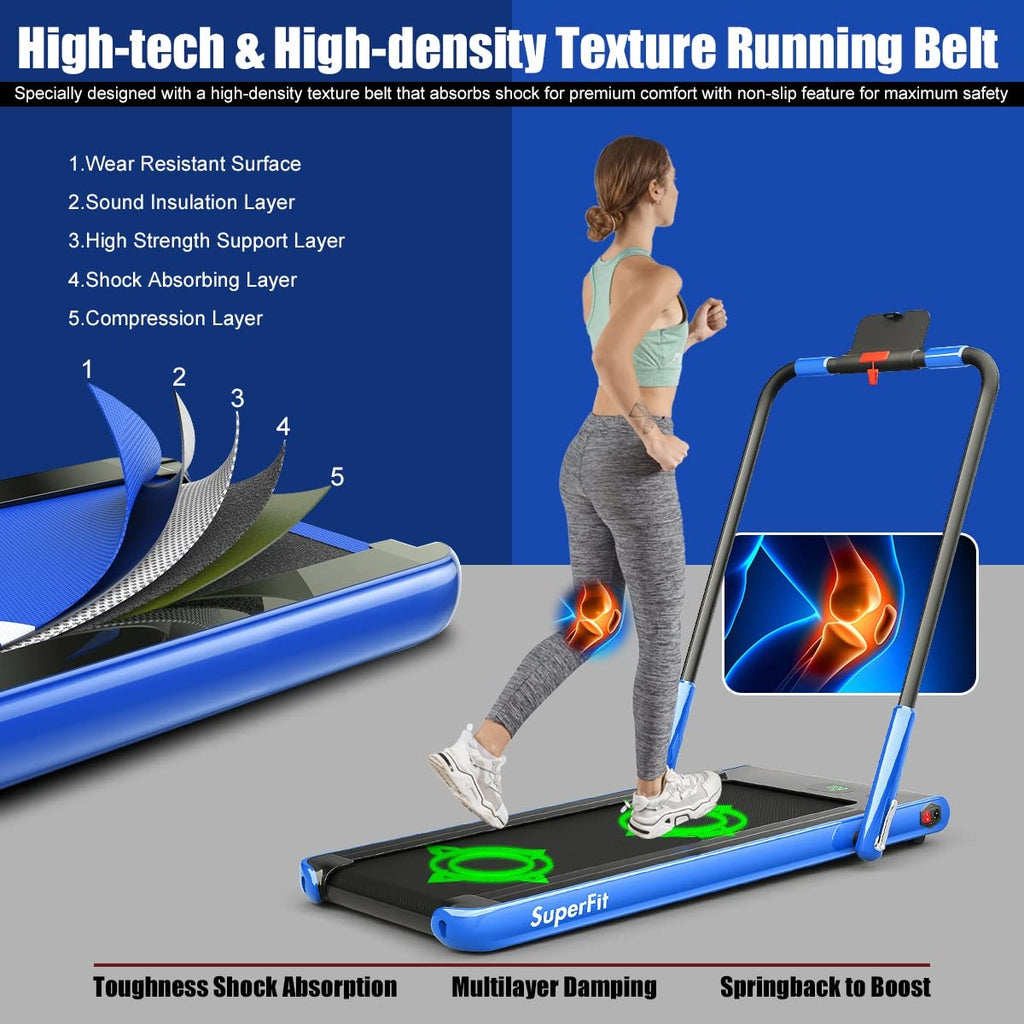2 in 1 Folding Treadmill Z782671