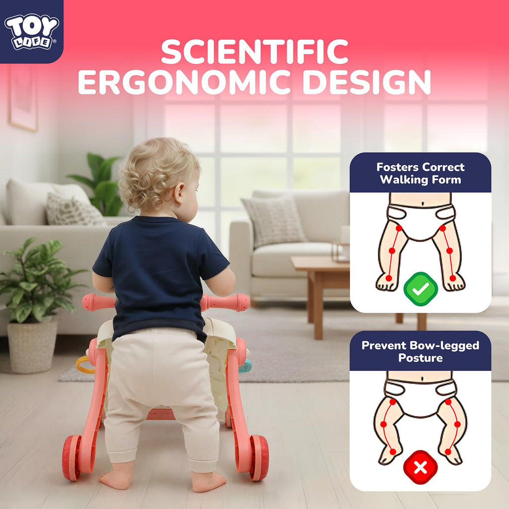 3-in-1 Baby Push Walker Sit to Stand Activity Table R299387