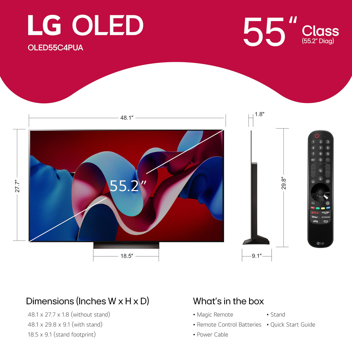 55-Inch OLED 4K Smart TV I510