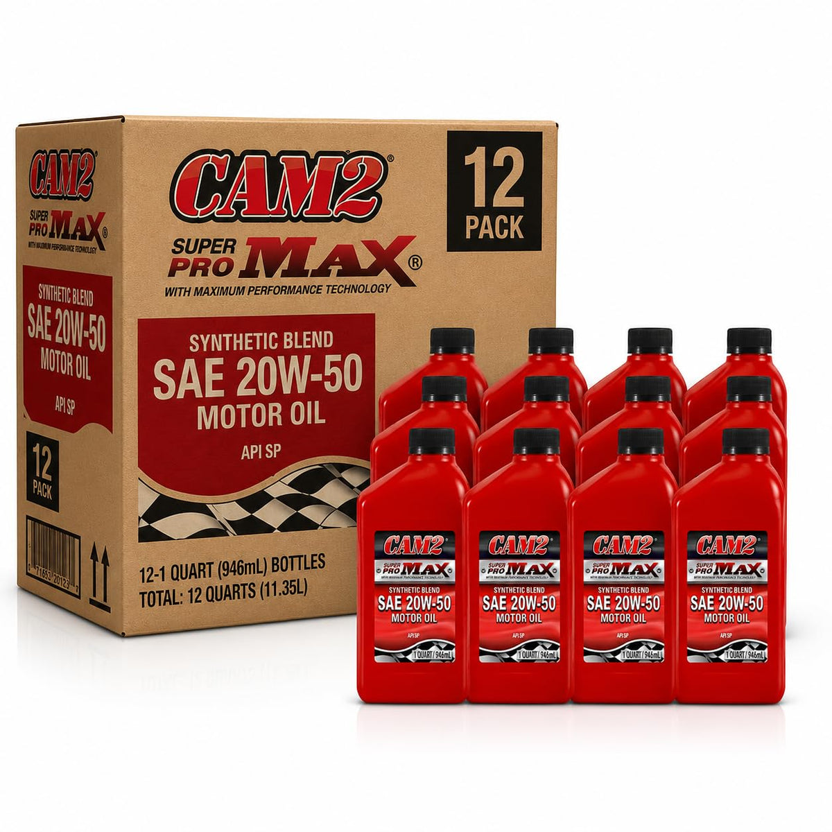 5W-30 Synthetic Blend Motor Oil 12 QT Case G31008
