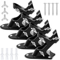 4 Pcs Black Flag Pole Holder M300