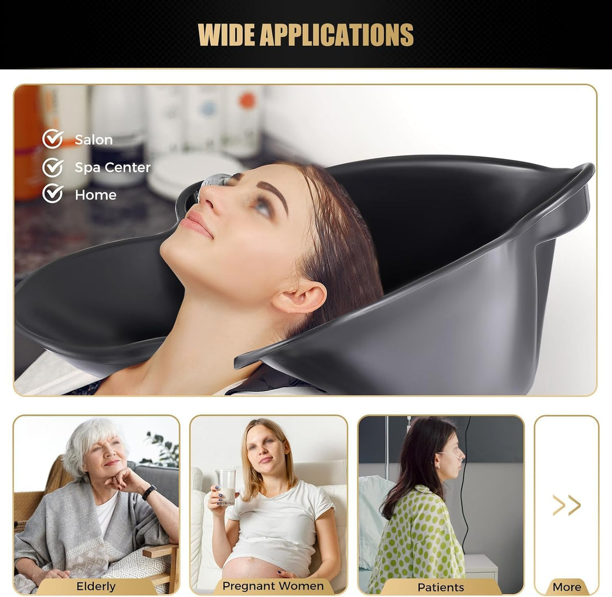 Portable Salon Shampoo Bowl with Electric Pump O17380