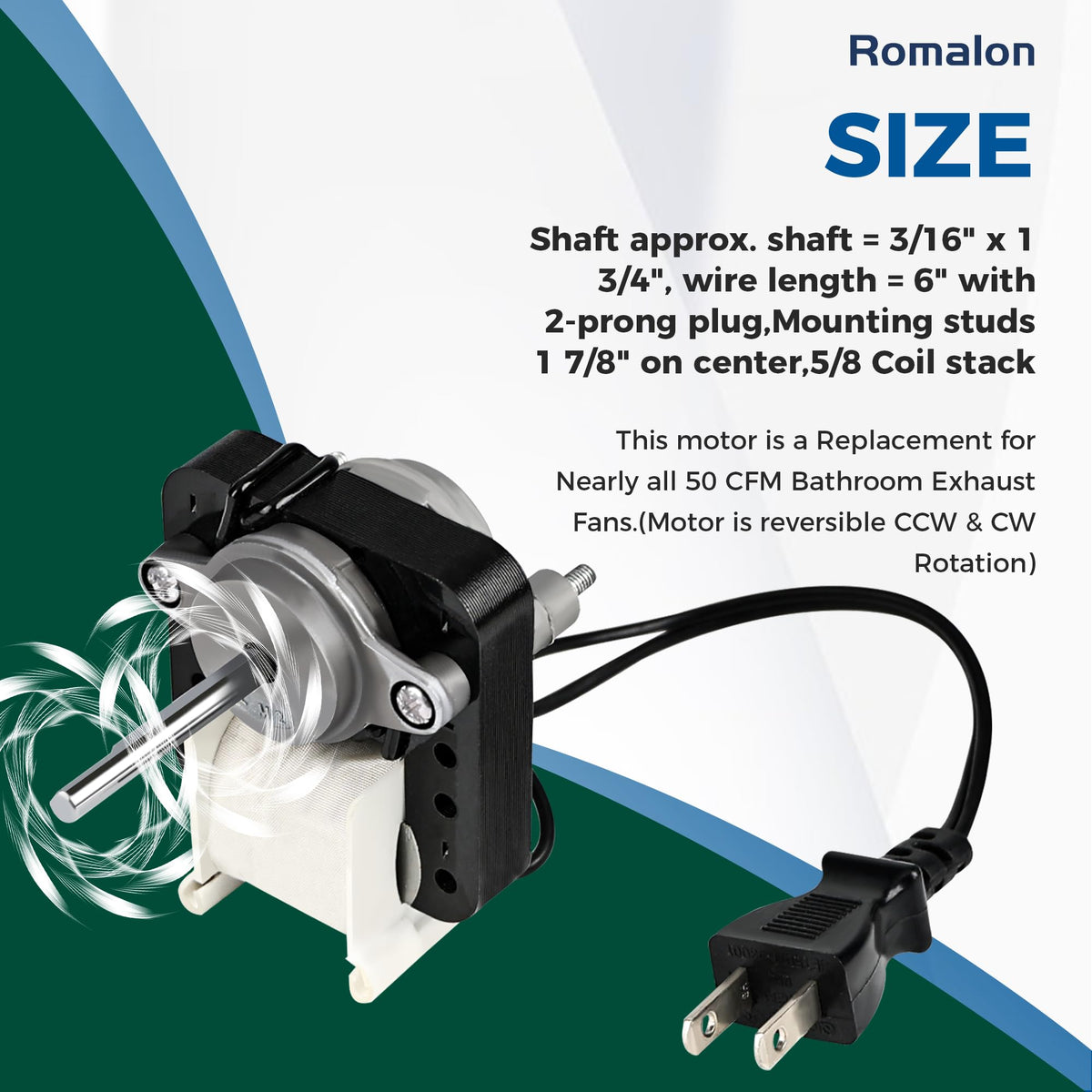 Bathroom Fan Motor Replacement Kit A176