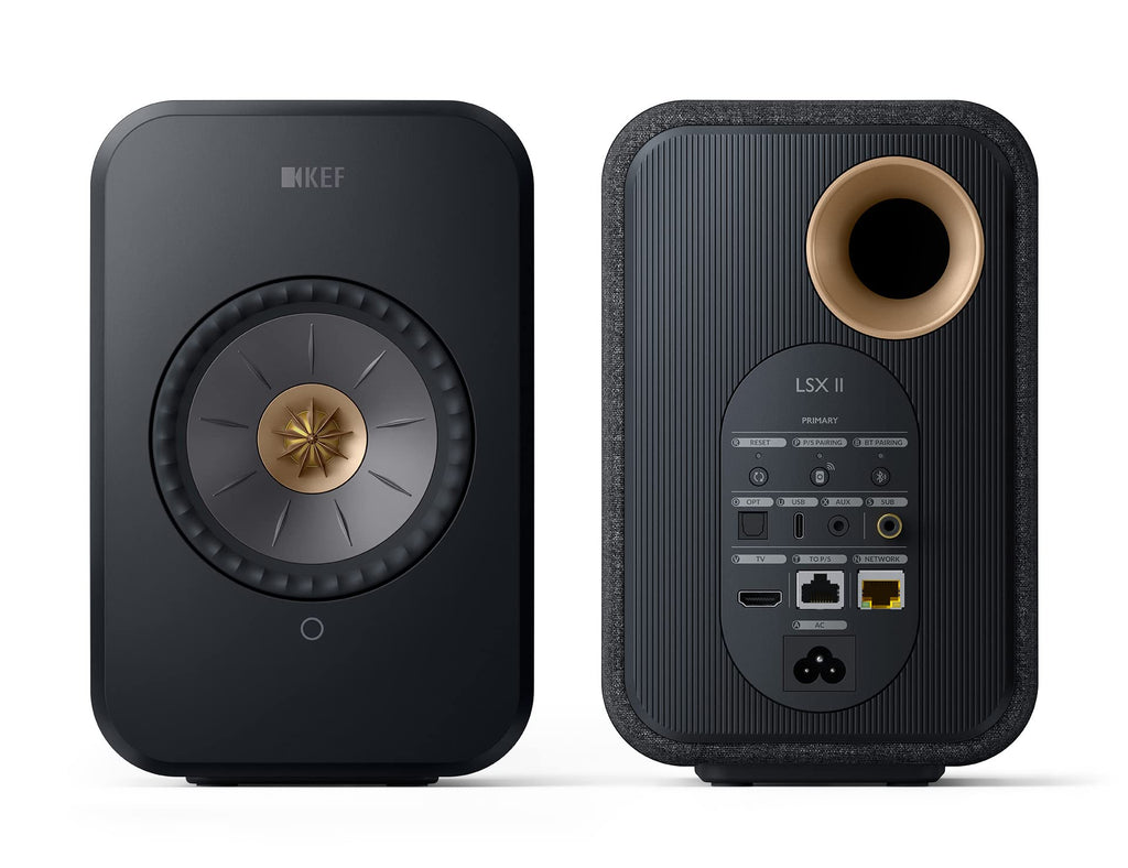 Carbon Black Wireless Bookshelf Speakers L505