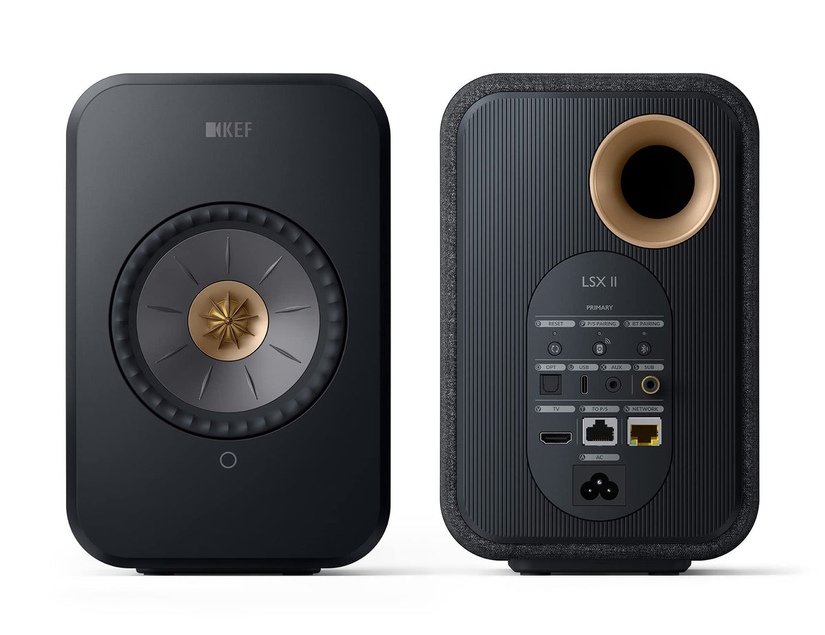 Carbon Black Wireless Bookshelf Speakers L505