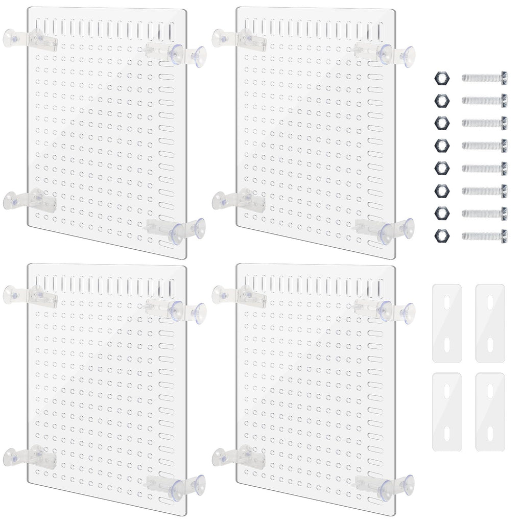 4 Set Acrylic Aquarium Divider Fish Tank Panels O602