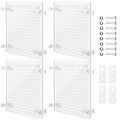 4 Set Acrylic Aquarium Divider Fish Tank Panels O602