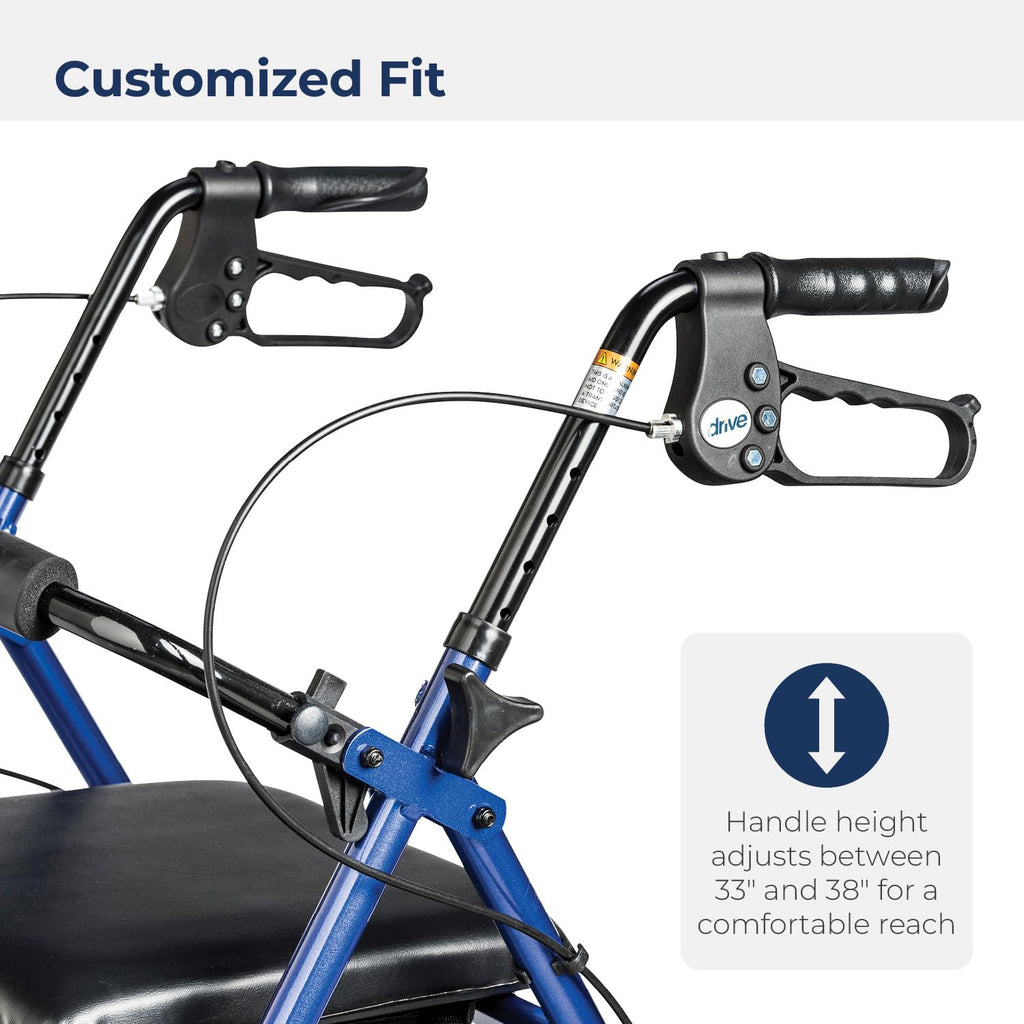 Foldable Rollator Walker with Seat N27766