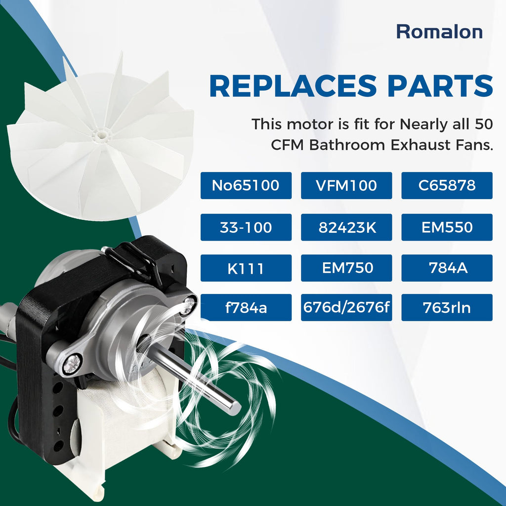 Bathroom Fan Motor Replacement Kit A176