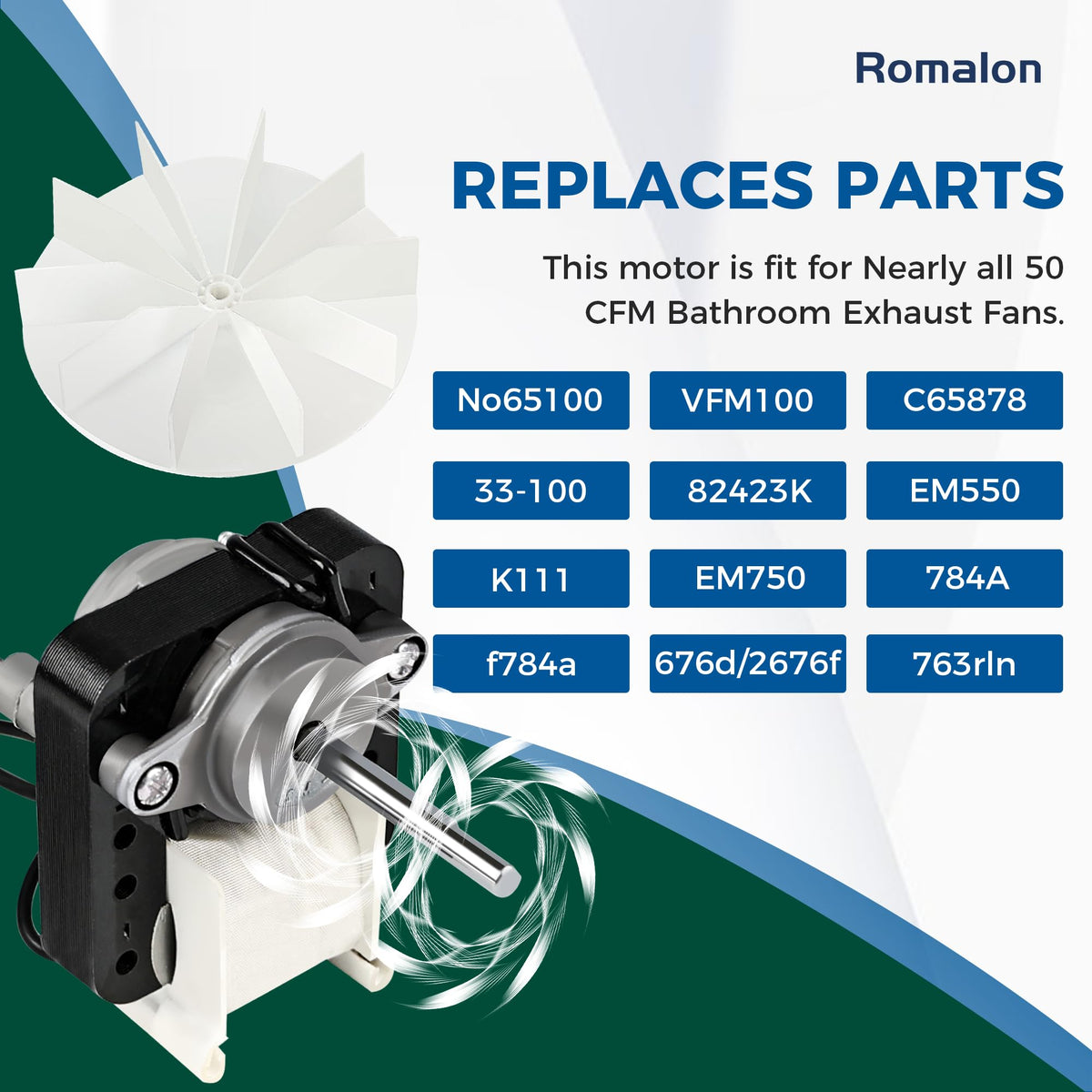 Bathroom Fan Motor Replacement Kit A176