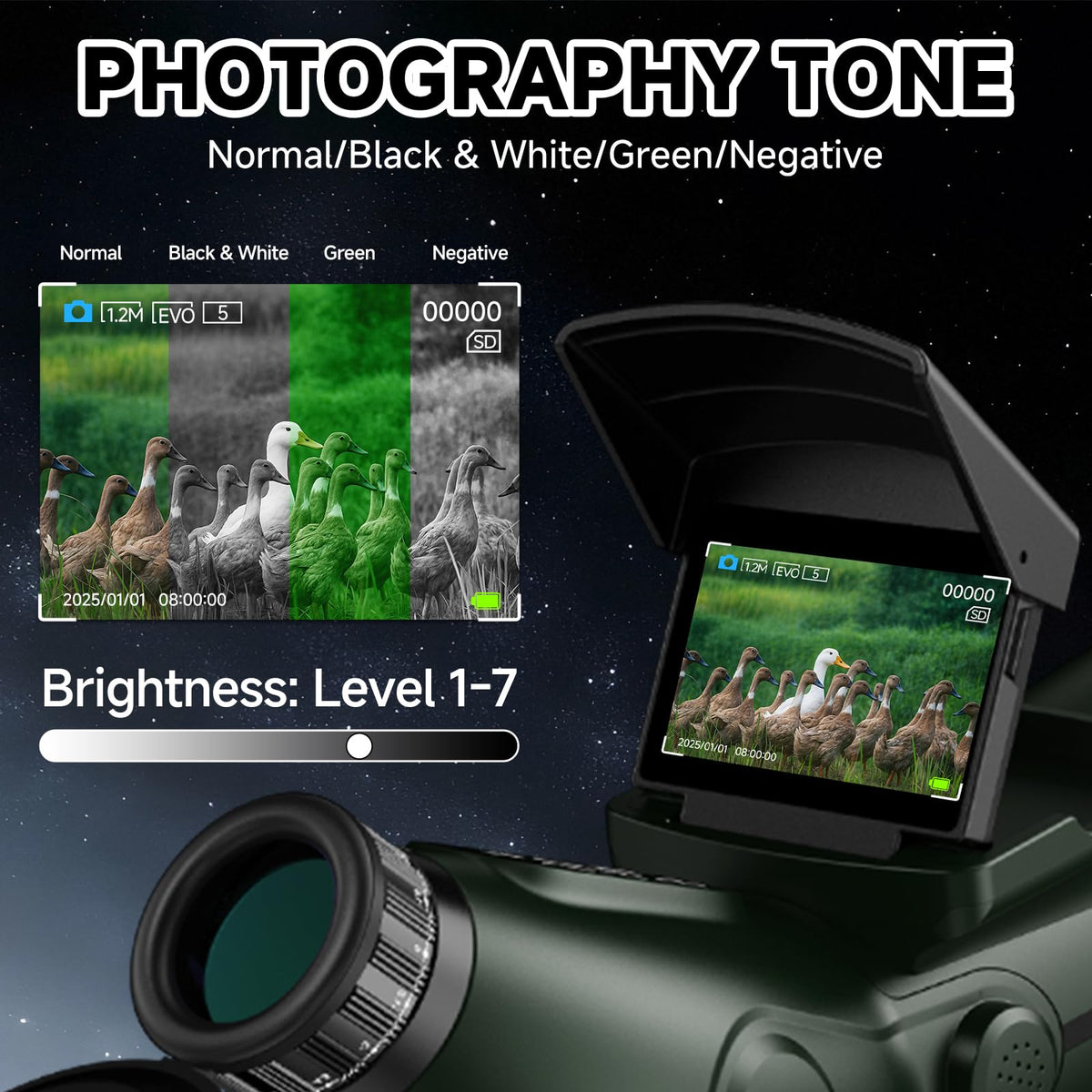 Auto-Focus Portable Digital Electronic Telescope Q268823