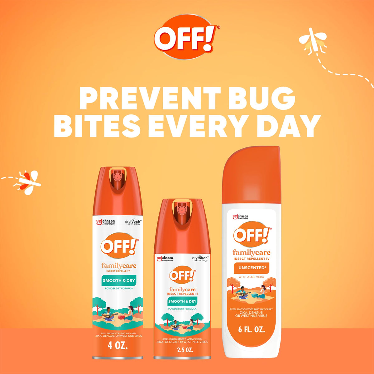 Insect & Mosquito Repellent Bug Spray 4 oz 2-Pack R959632