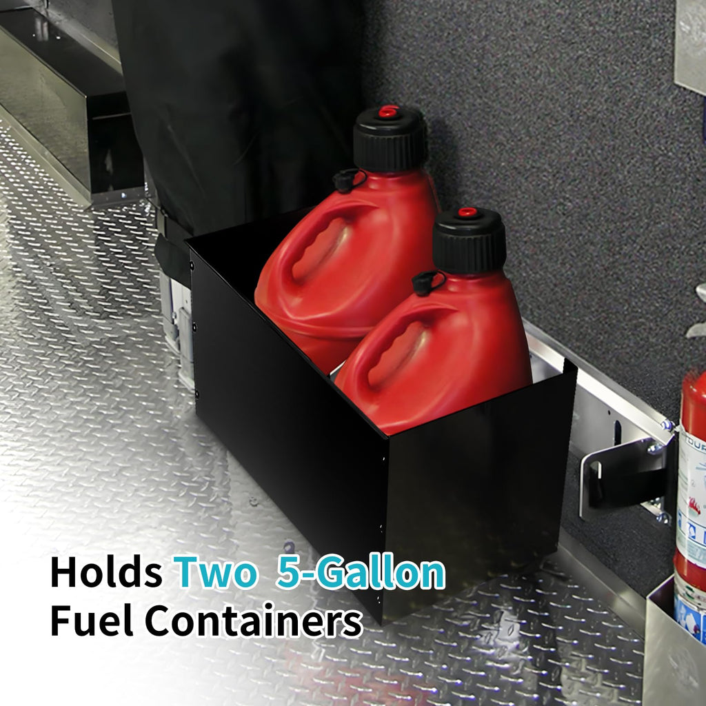 Black 5 Gallon Fuel Jug Holder G418108