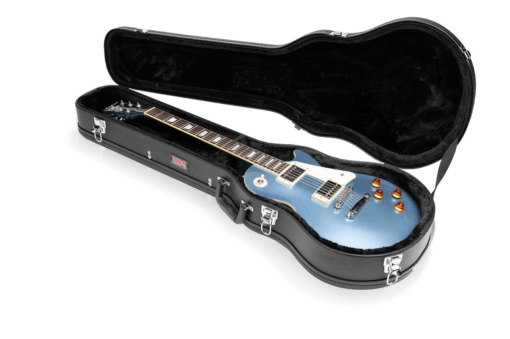 Hard-Shell Wood Case for Single-Cutaway Electric Guitars M710