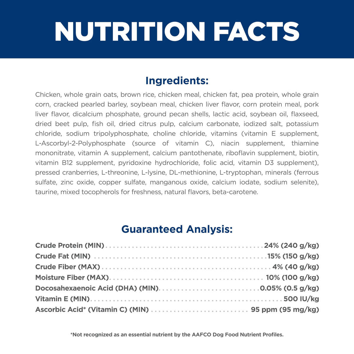Dry Dog Food E8760