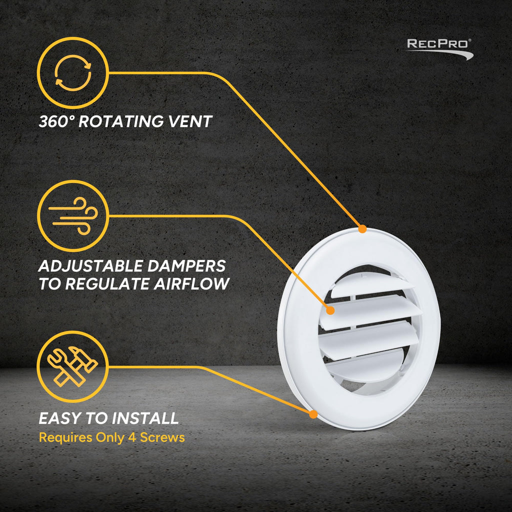RV Ceiling Air Vent 5 Pack B13357