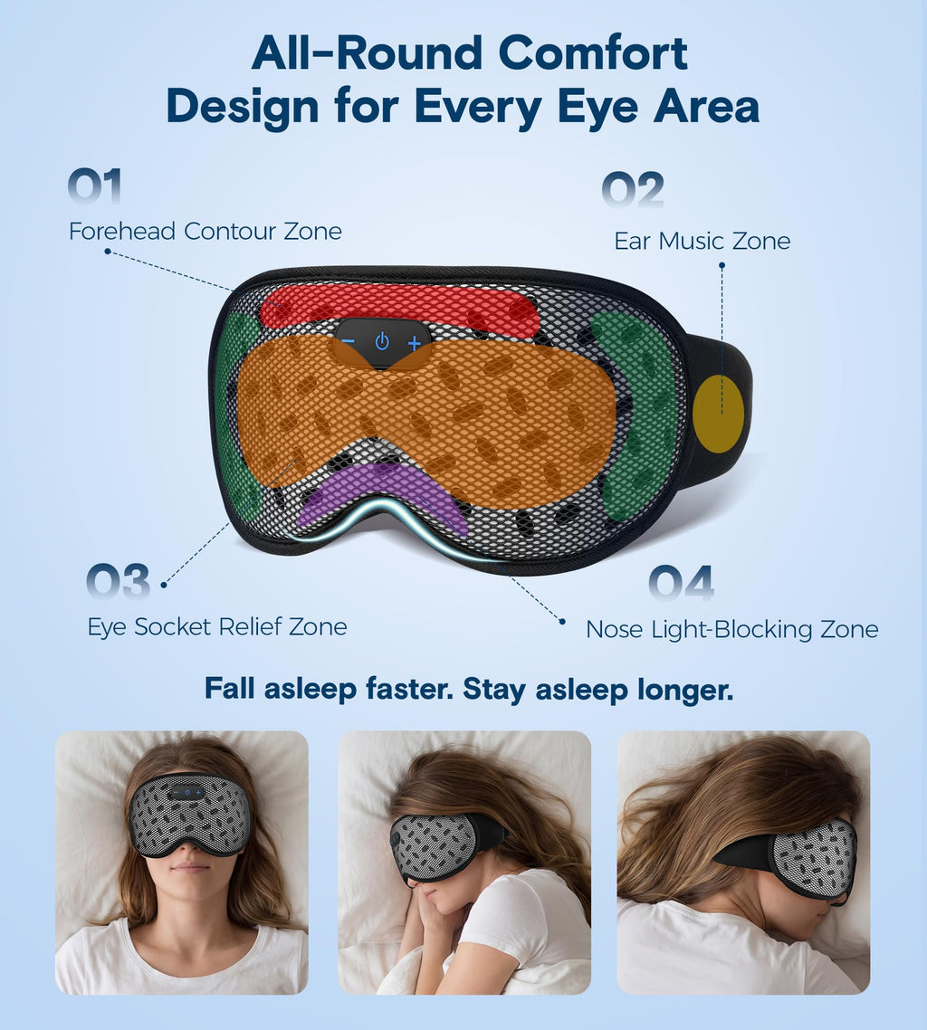 Bluetooth Cooling Weighted Sleep Mask I24519