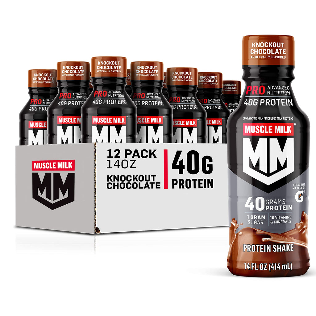 Knockout Chocolate Protein Shake 14 Fl Oz 12 Pack H3894