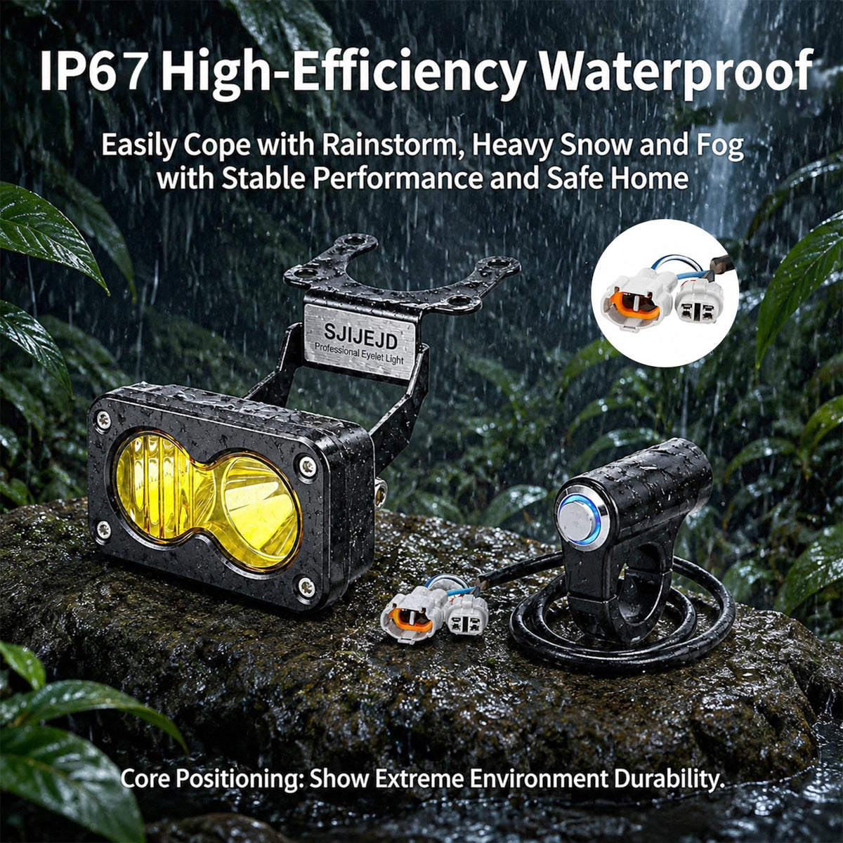 3" LED Headlight Kit H863