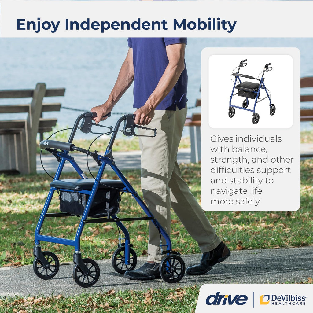 Foldable Rollator Walker with Seat N27766