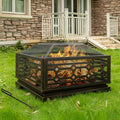 32 Inch Wood Burning Outdoor Fire Pit V538546
