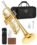 Bb Brass Trumpet with Case and 7C Mouthpiece P411354