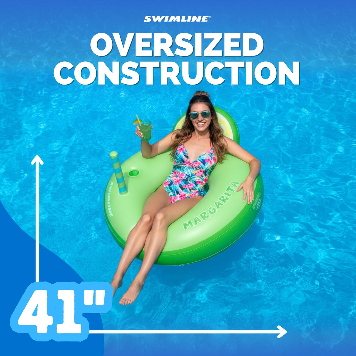 Inflatable Vinyl Pool Ring Q587