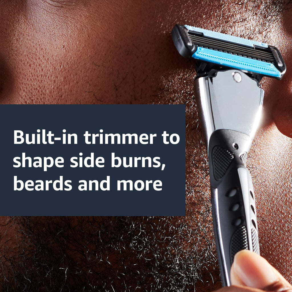5-Blade Razor with Beard Trimmer and 2 Cartridges I689403