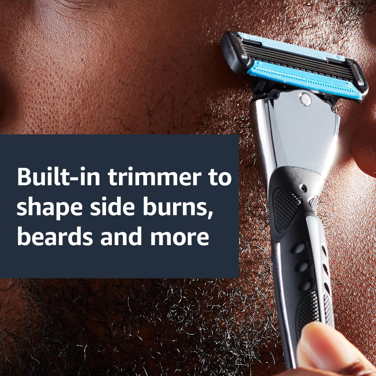 5-Blade Razor with Beard Trimmer and 2 Cartridges I689403