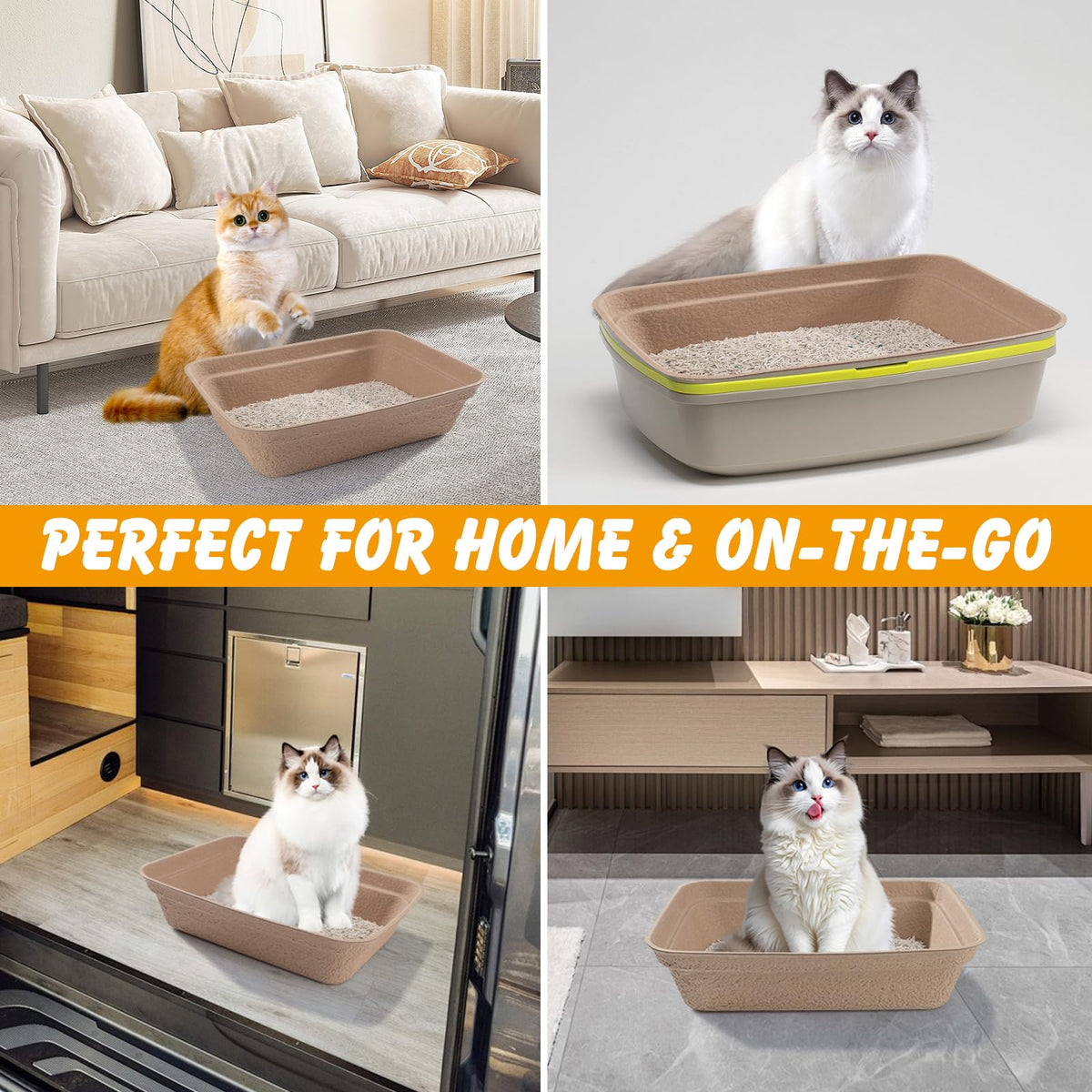 Disposable Cat Litter Box 9-Pack L3110