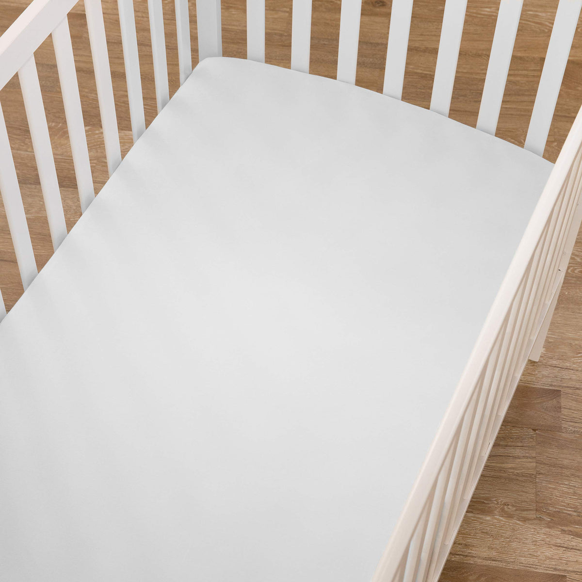 3 Pack White Fitted Crib Sheets 52x28" S72129