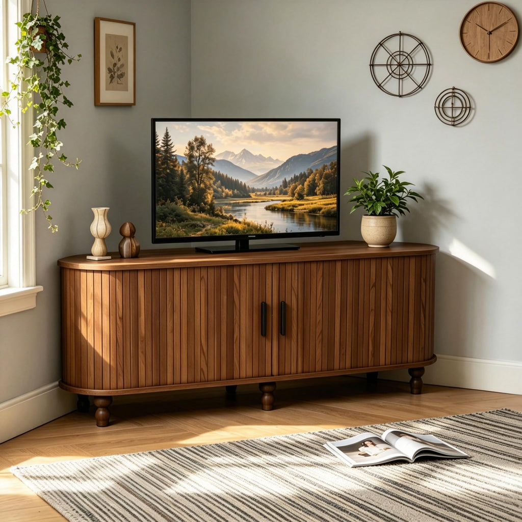 45" Corner TV Stand with Storage S55306