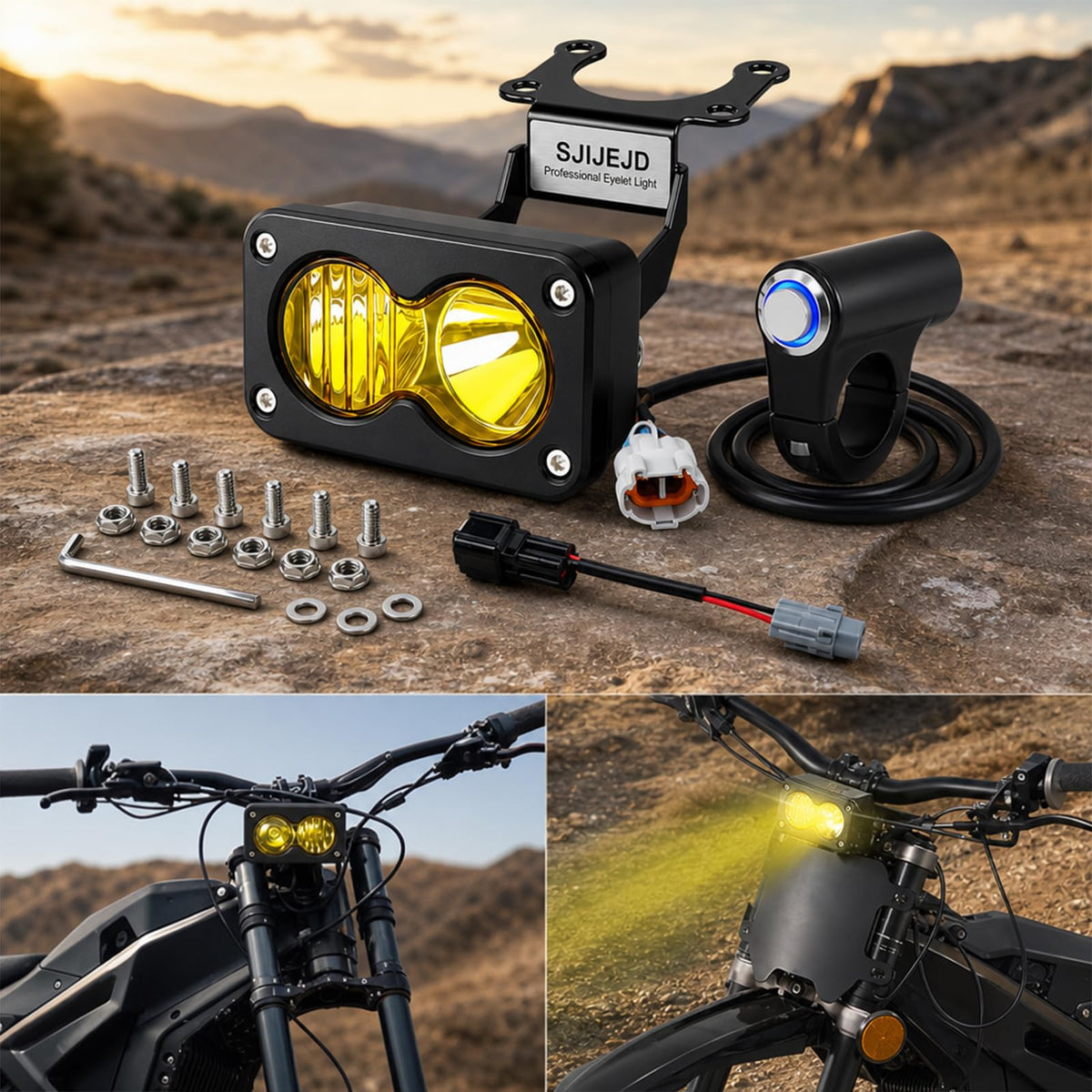 3" LED Headlight Kit H863