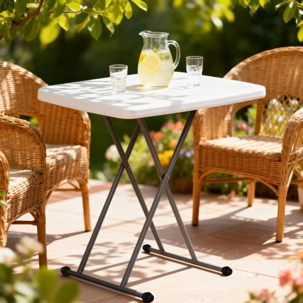 3 ft Adjustable Folding Plastic Table Y751152