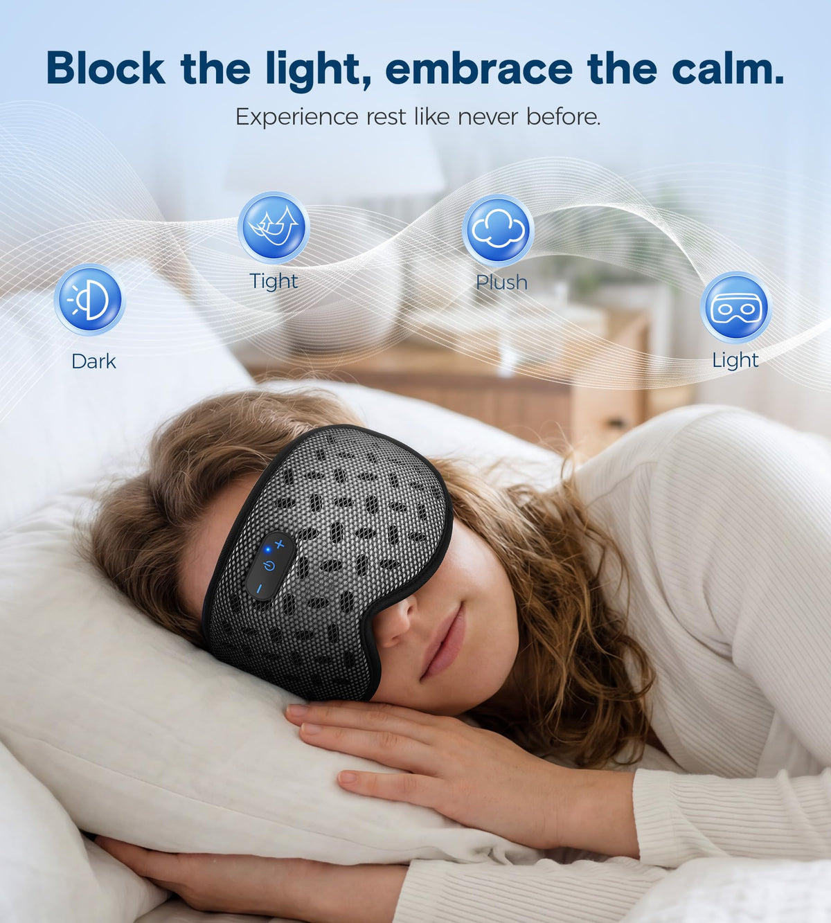 Bluetooth Cooling Weighted Sleep Mask I24519