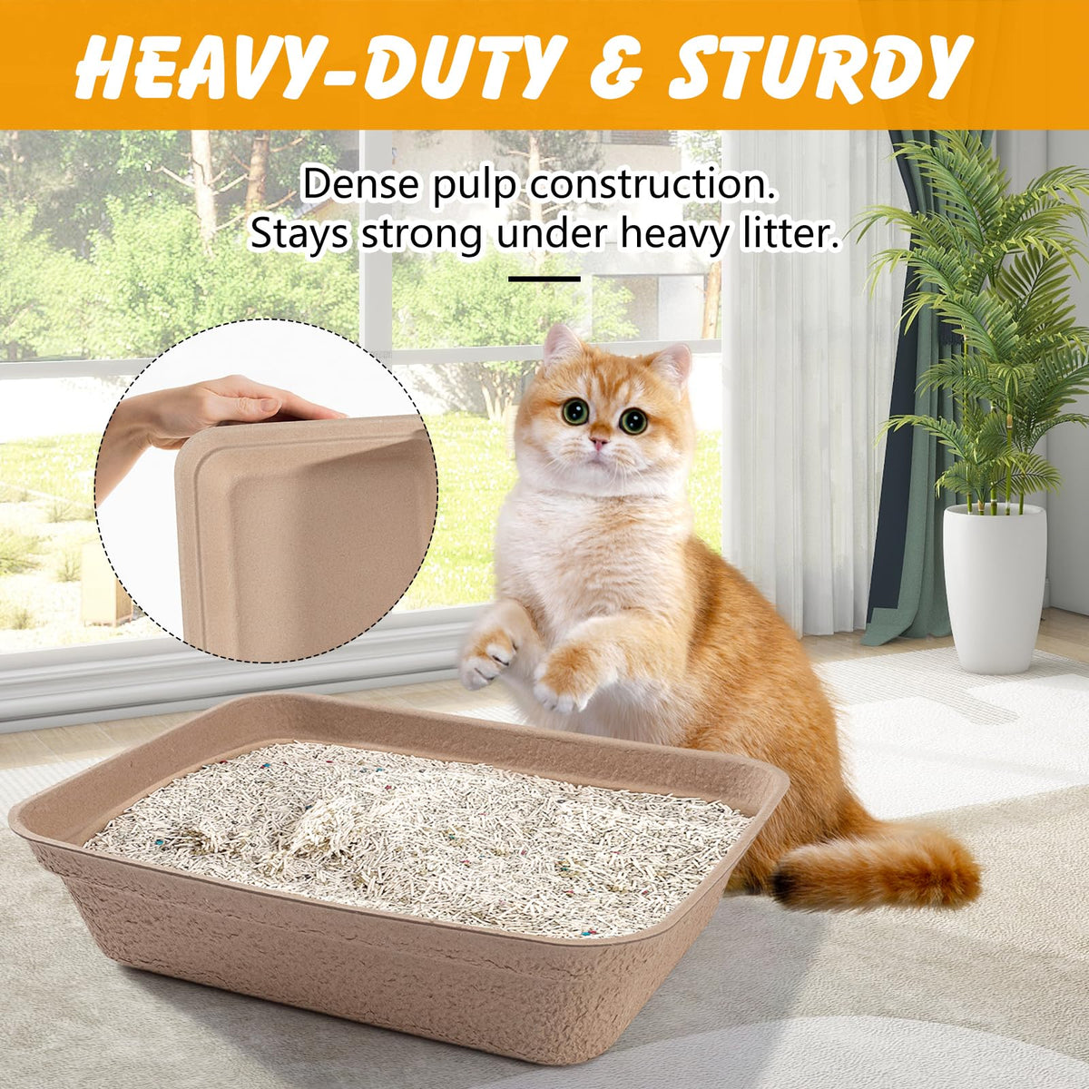 Disposable Cat Litter Box 9-Pack L3110