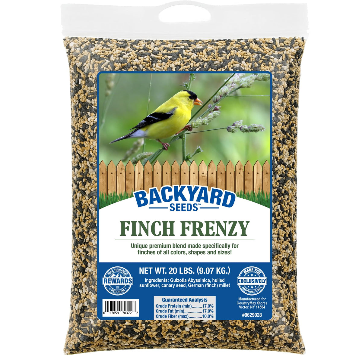 Backyard Seeds 20LB Finch & Small Songbird A39691