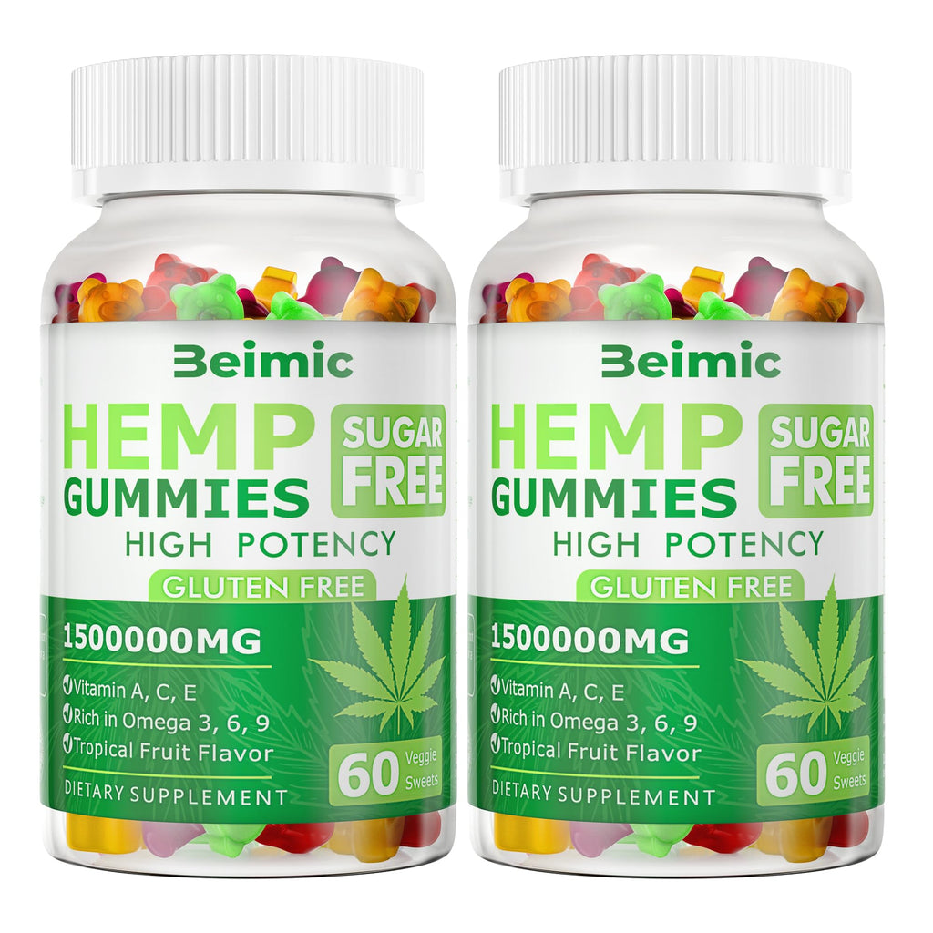 Fruit Hemp Gummies 60 Gummies Pack of 2 C6349