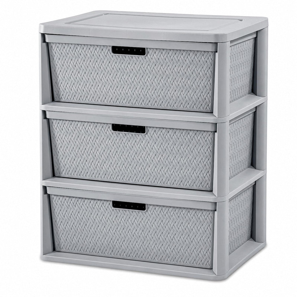 3 Drawer Plastic Storage Organizer F904030