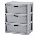 3 Drawer Plastic Storage Organizer F904030