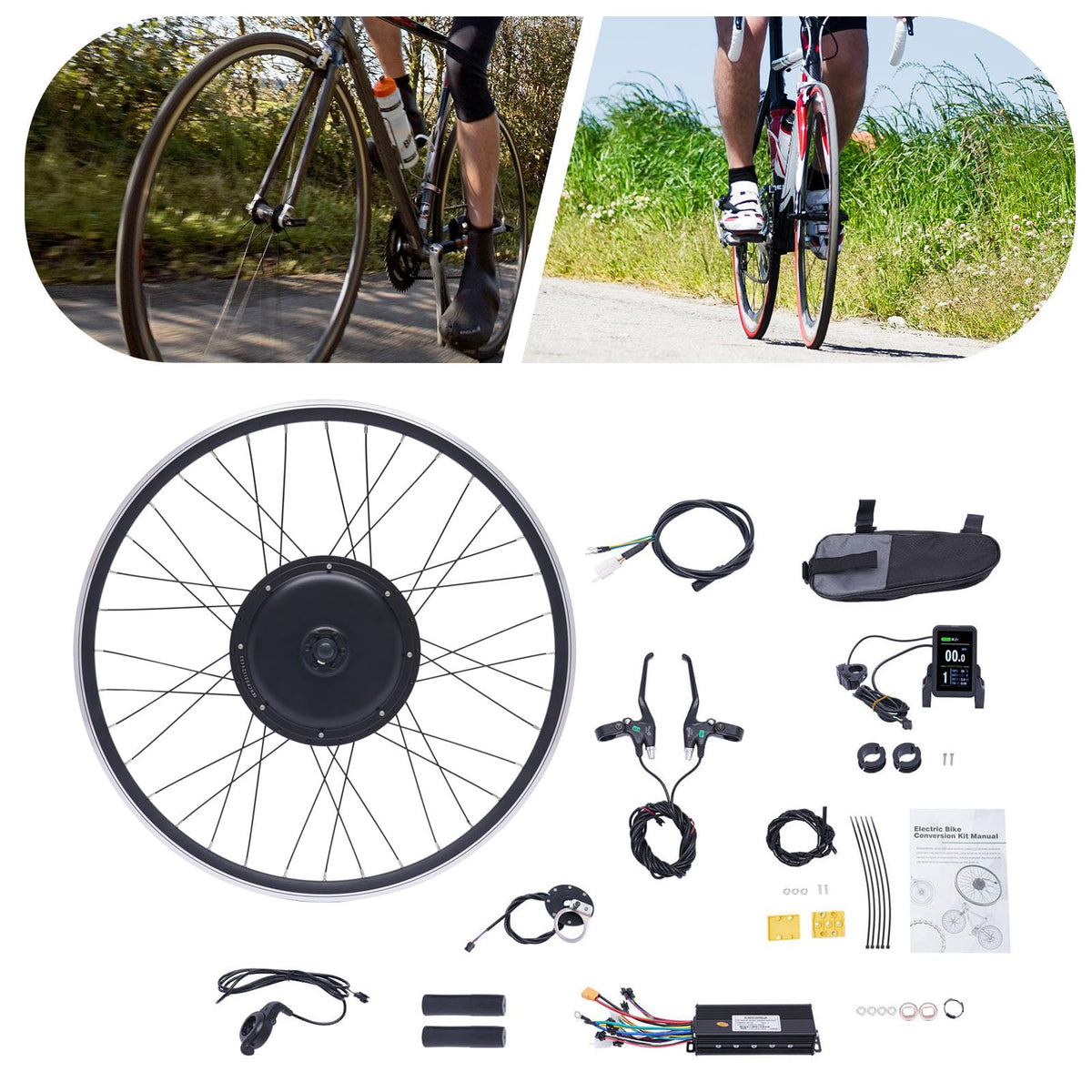 48V 1000W Electric Bike Conversion Kit with LCD Display V631988
