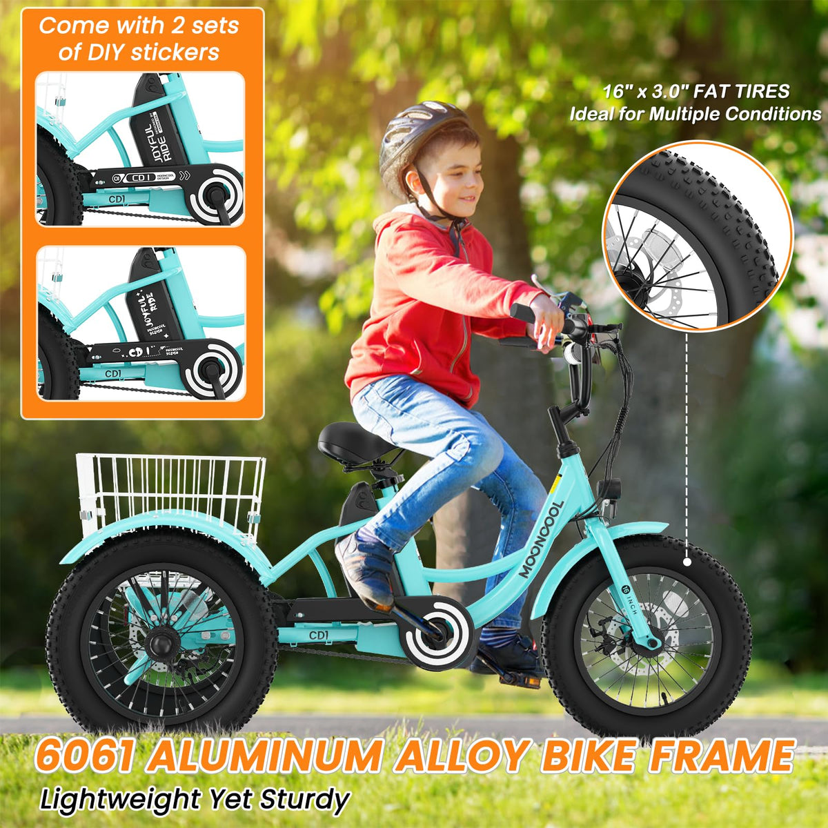 16 Inch Electric Tricycle X80686