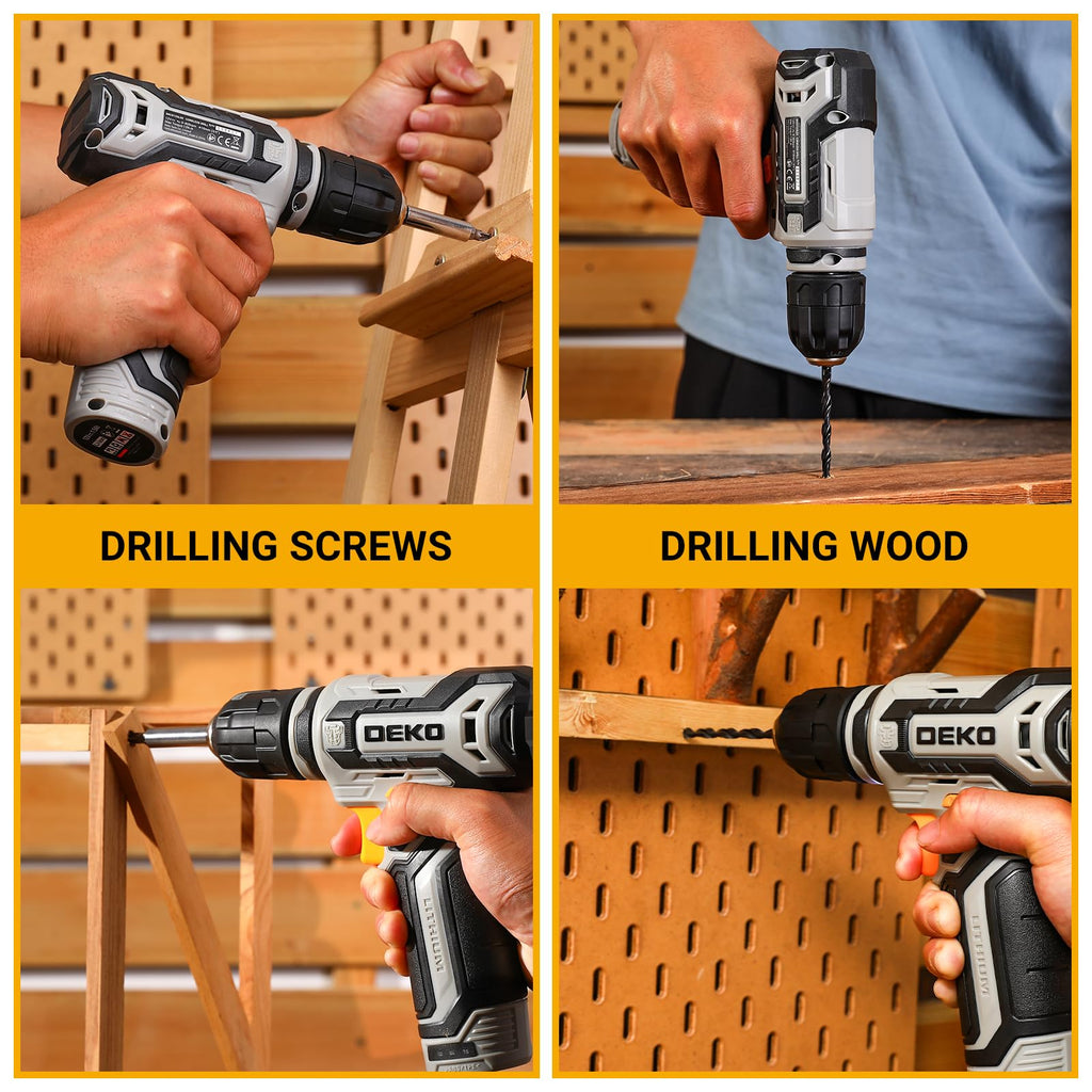 12V Cordless Drill Set with 3/8-inch Keyless Chuck M27839