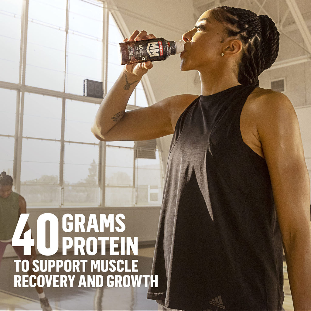 Knockout Chocolate Protein Shake 14 Fl Oz 12 Pack H3894