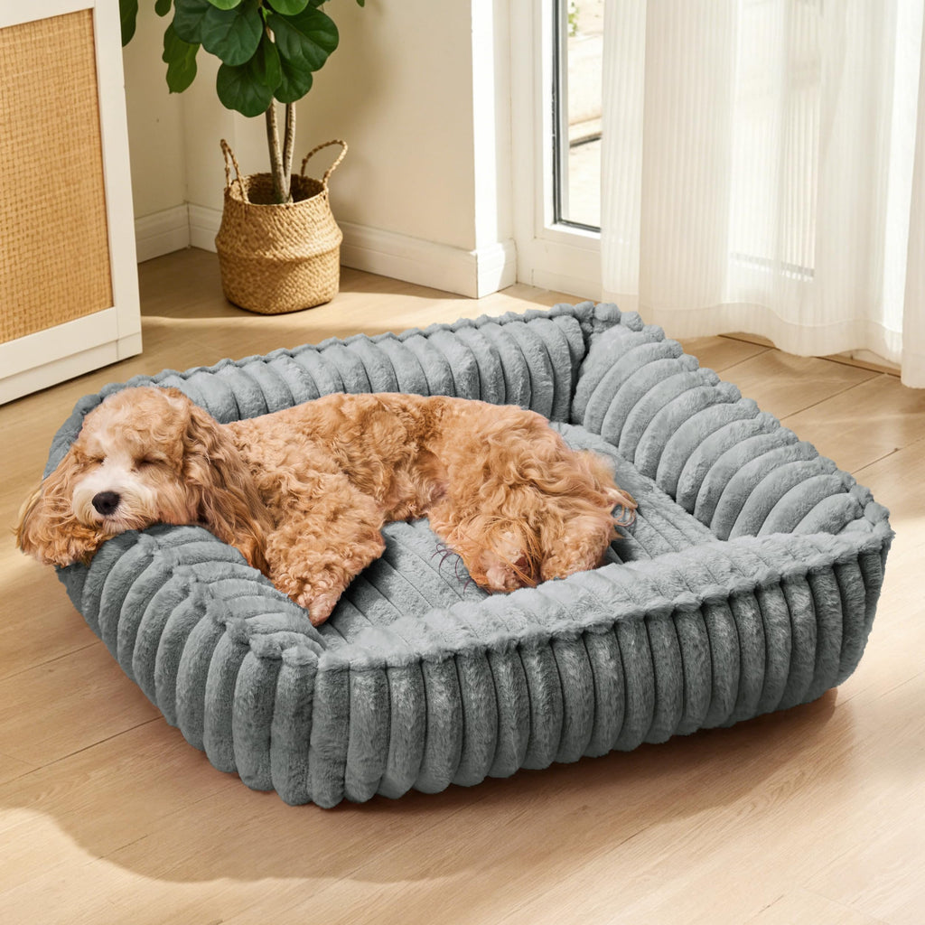 Small Dog Bed Calming Cat Bed 20’’x16’’ Sage Grey E152374